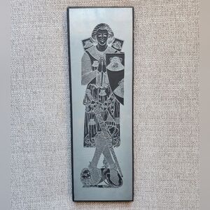 Sir Robert de Setvans 1306 Etched Zinc Plaque